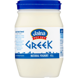 Photo of Jalna Pot Set Yoghurt 480gm Greek Natural