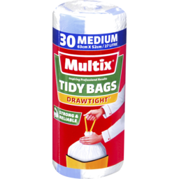 Photo of Multix Drawtight Tidy Bags Medium 30 Pack
