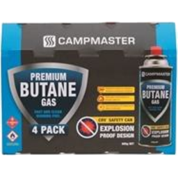 Photo of Campmaster Butane Gas 4 Pack