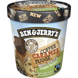 Photo of Ben & Jerry's Coffee Caramel Fudge Non-Dairy Frozen Dessert