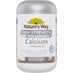 Photo of Nature's Way Vita Gummies Calcium High Strength Adult 60 Pack
