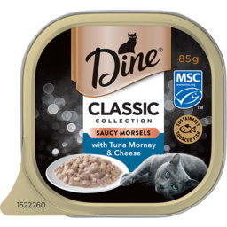 Photo of Dine Saucy Morsels With Tuna Mornay & Cheese 85g