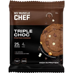 Photo of My Muscle Chef Triple Choc Protein Cookie