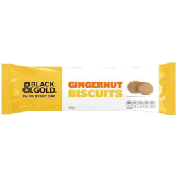 Photo of Black & Gold Bisc Gingernut