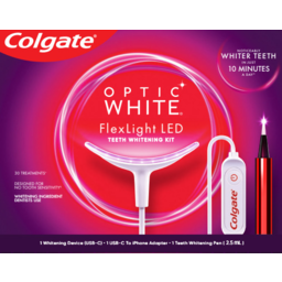 Photo of Colgate Optic White Flex Light Led Teeth Whitening Kit Single Pack