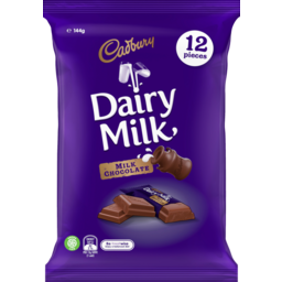Photo of Cadbury Dairy Milk Chocolate Share Pack 144g 12pk