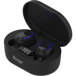 Photo of iGear Bluetooth Wireless Earbuds with Black Case