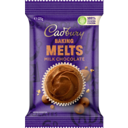 Photo of Cadbury Baking Melts Milk Chocolate