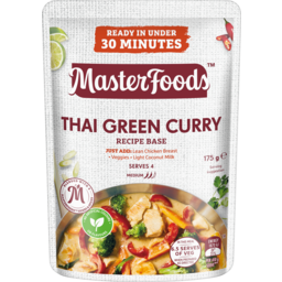 Photo of Masterfoods Thai Green Curry Recipe Base Stove Top Pouch