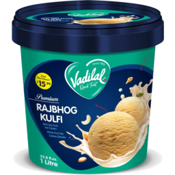 Photo of Vadilal Ice Cream - Rajbhog Kulfi 1ltr