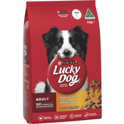 Photo of Purina Lucky Dog Adult Chicken, Vegetable And Pasta Flavour