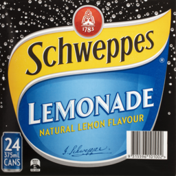 Photo of Schweppes Lemonade Cans 24x375ml
