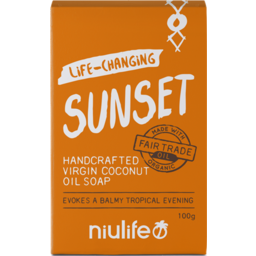Photo of Niulife Coconut Oil Soap Bar - SUNSET