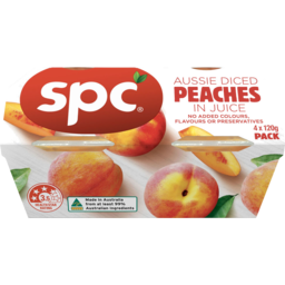 Photo of Spc Peaches Diced In Juice120g 4pk