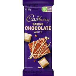 Photo of Cadbury Baking White Chocolate 180g