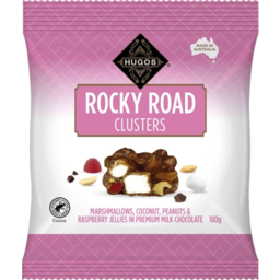 Photo of Hugos Milk Chocolate Rocky Road Clusters120g
