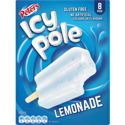 Photo of Peters Icy Pole Lemonade Ice Blocks 8 Pack