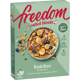 Photo of Freedom Crafted Blends Fruit Free Muesli 400g