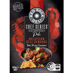 Photo of Red Rock Deli Chef Series Malaysian Beef Rendang Deli Style Crackers 135g