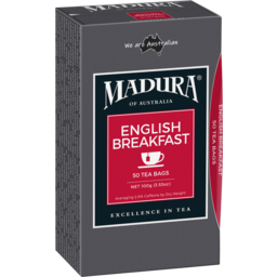 Photo of Madura English Breakfast Tea Bags 50 Pack
