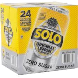 Photo of Solo Zero Sugar Cube 375ml 24pk