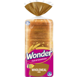 Photo of Wonder White Wonder High Fibre & Iron Wholemeal Sliced Bread Sandwich 700g