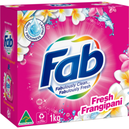 Photo of Fab Fresh Frangipani Laundry Powder Detergent 1kg 1kg