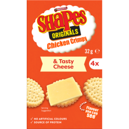 Photo of Arnotts Shapes Originals Chicken Crimpy & Tasty Cheese 32g