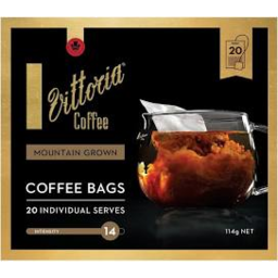 Photo of Vitt Mtg Grown Coffee Bags 20pk