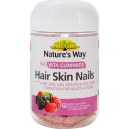 Photo of Nature's Way Adult Vita Gummies Hair Skin Nails 60's