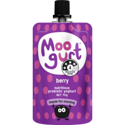 Photo of The Collective Moogurt Pouch Berry 70g