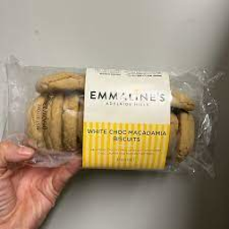 Photo of Emmalines Biscuits White Choc Macadamia
