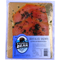 Photo of Fisher Bear Gravalax Salmon 100g