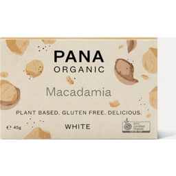 Photo of Pana Organic White Chocolate Macadamia 45g