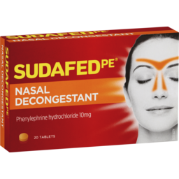 Photo of Sudafed Pe Nasal Decongestant 20 Tablets