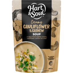 Photo of Hart & Soul Creamy Cauliflower & Cashew Soup Pouch