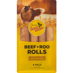 Photo of Bow Wow Beef + Roo Rolls Dog Treat 4 Pack