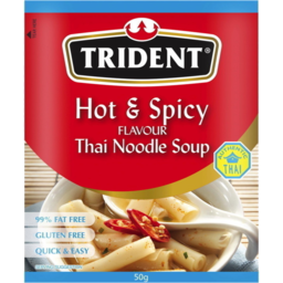 Photo of Trident Hot & Spicy Flavour Thai Noodle Soup Packet 50g