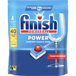 Photo of Finish Power Dishwashing Tablets Lemon Sparkle 40 Pack