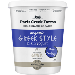 Photo of Paris Creek Greek Style Plain Yoghurt
