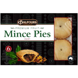 Photo of Balfours Premium Fruit Mince Pies 6 Pack 400g 400g