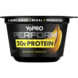 Photo of Danone Yopro Perform 20g Protein Banana Yoghurt 175g