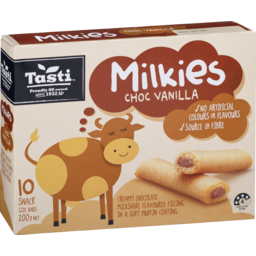 Photo of Tasti Milkies Bars Choc Vanilla 10 Pack