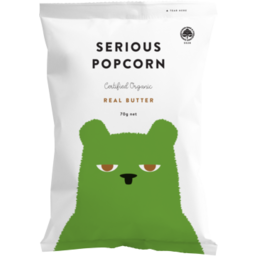 Photo of Serious Food Co Organic Real Butter Popcorn