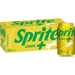 Photo of Sprite Lemon Plus Multipack Cans 10 X 375ml 