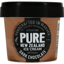 Photo of Pure NZ Ice Cream Dark Chocolate 110ml