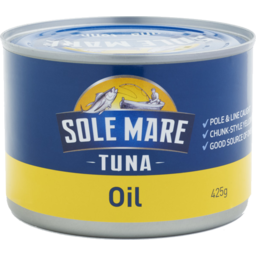 Photo of Sole Mare Tuna Olive Oil 425g