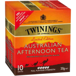 Photo of Twinings Australian Afternoon Tea Bags 10 Pack 20g 20g