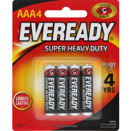 Photo of Eveready Super Heavy Duty Aaa Battery 4pk