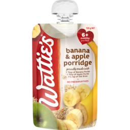 Photo of Wattie's Baby Food Stage 2 Pouch Banana & Apple Porridge 7+ Months